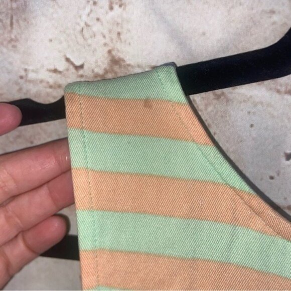 Dusen Dusen Spring Striped Midi Dress Size 2 - Picture 4 of 9